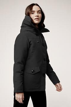Chamarras Canada Goose Mujer Mexico - Montebello Abrigos Negros LD0942653